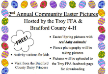 2nd Annual FREE Community Easter Pictures hosted by the Troy FFA and Bradford County 4-H